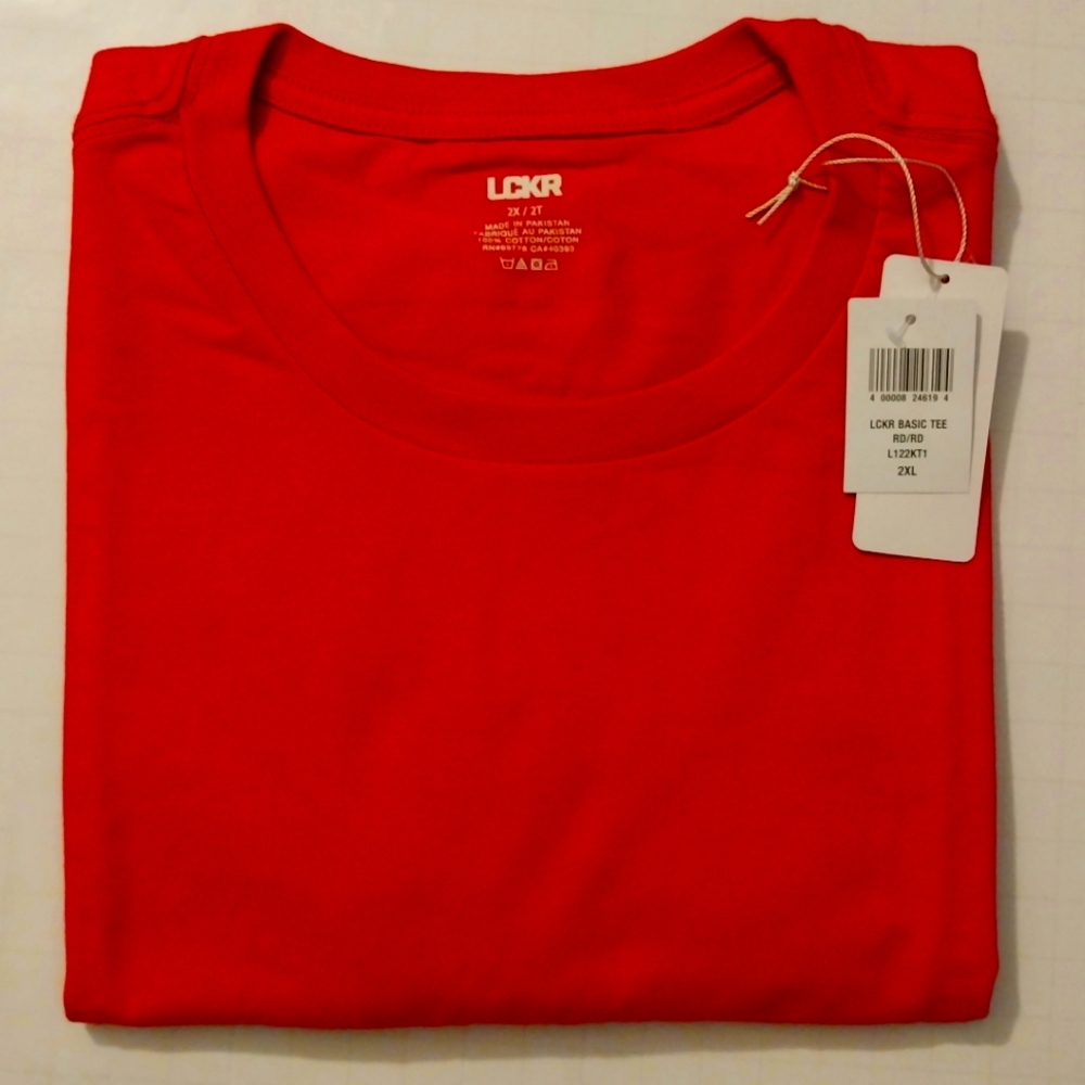 Comfortable Red t-shirt 2x large